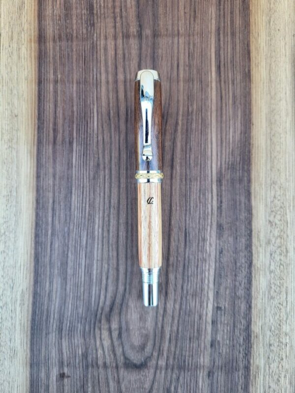 Stylo-plume Barbadás, palissandre et bois de rose