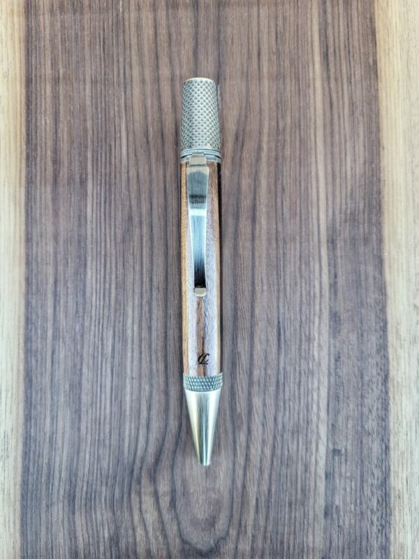 Stylo-bille Samos, ébène et palissandre