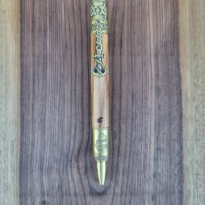 Stylo-bille Vigo, pin géant des Philippines, padouk, loupe de frêne