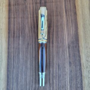 Stylo-plume Barbadás, hêtre échauffé / cocobolo