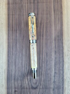 Stylo-plume Vilar, loupe d'amboine