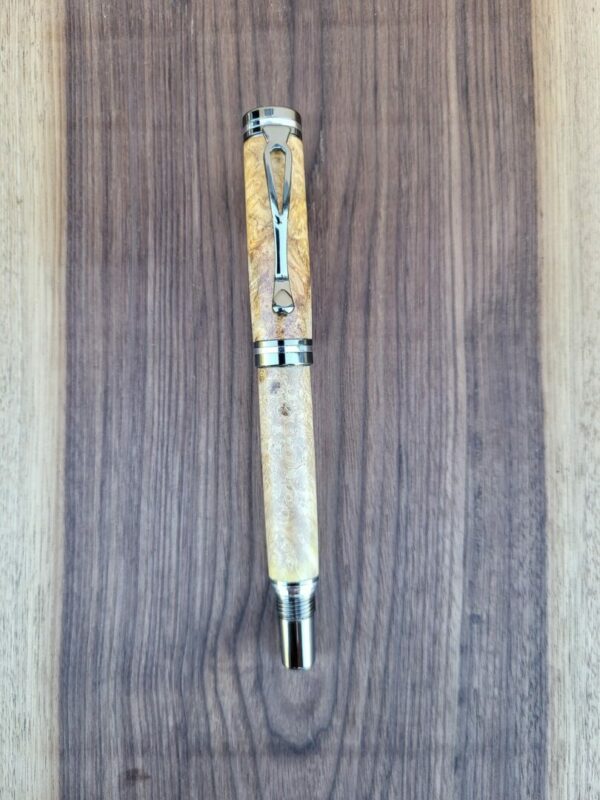 Stylo-plume Vilar, loupe d'amboine