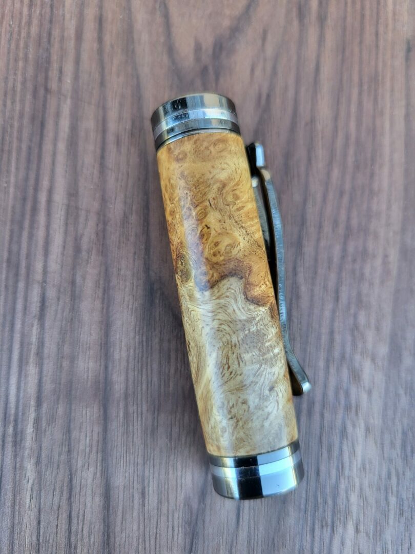 Stylo-plume Vilar, loupe d'amboine 6 Stylo-plume Vilar, loupe d'amboine – Image 6