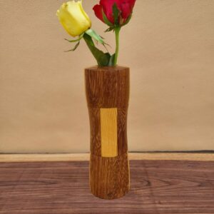 Soliflore en pin et okoumé